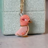 Pink Mallard Necklace