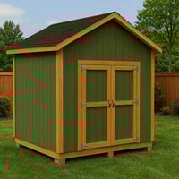 Image 3 of 10x12 Shed Plans PDF – DIY Backyard Storage Shed with Cut List (Instant Download)
