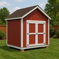 Image 1 of 10x12 Shed Plans PDF – DIY Backyard Storage Shed with Cut List (Instant Download)
