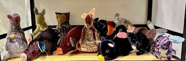 Image of One Of A Kind Velvet Animals- F/W'25 Delivery