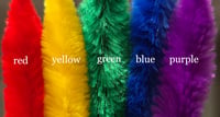 Image 3 of Fuzzy Silly Worm Earrings (Customizable)