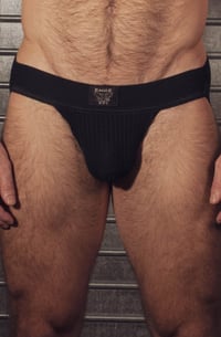 Image 1 of The Eagle NYC BLACK Jockstrap w/ Logo