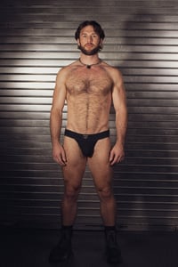Image 2 of The Eagle NYC BLACK Jockstrap w/ Logo