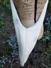 Image 6 of Pure Wool Crossbody Tote with Sequin Snowflakes