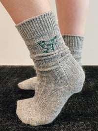 Image 5 of Hihi | Stitchbird conservation socks