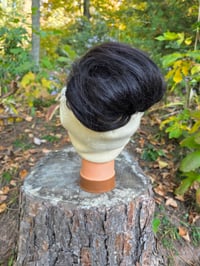 Image 5 of Wool Ponytail Hat in Vanilla