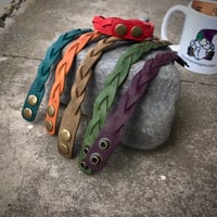 Image 4 of Leather Bracelet, Impossible Braid