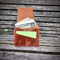 Image 4 of Gaddabout, one of one leather wallet