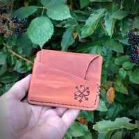 Image 3 of Gaddabout, one of one leather wallet, Duo