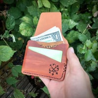 Image 1 of Gaddabout, one of one leather wallet, Duo
