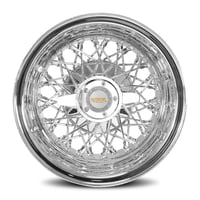 Image 2 of Luxor 13x7 Wire Wheel – 60 Spoke, Chrome, Reverse Offset  