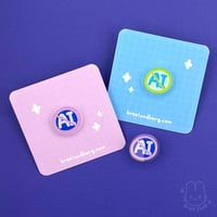 Image 1 of Anti-AI Pins