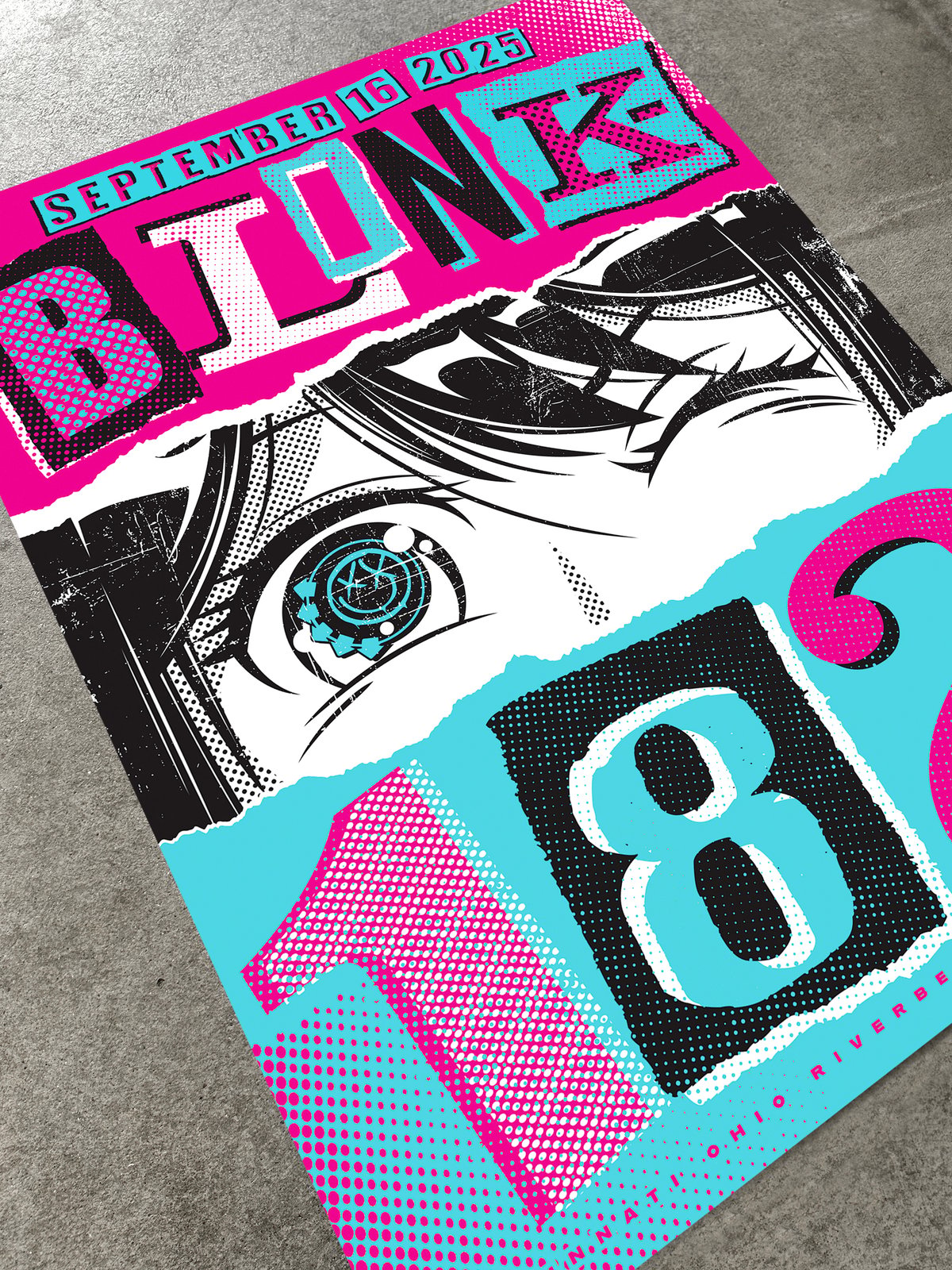 F4D Studios — Blink-182 Cincinnati Posters