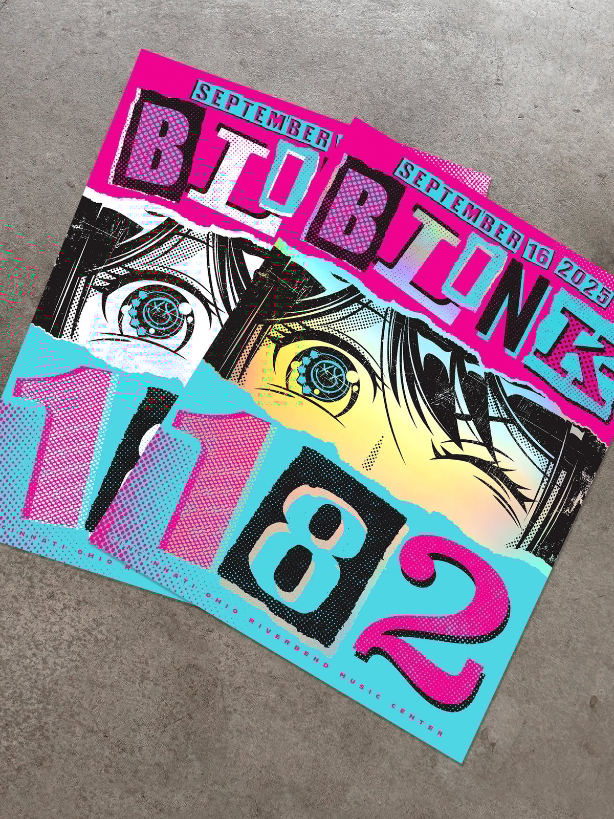 F4D Studios — Blink-182 Cincinnati Posters