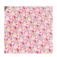 Image 1 of Floral Faux Leather Sheet Or Mini Roll