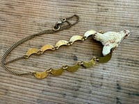 Image 5 of Women who run with the wolves brass necklace/ n9