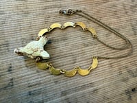 Image 9 of Women who run with the wolves brass necklace/ n9