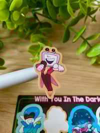 Image 4 of With You in the Dark Deltarune Stickersheet