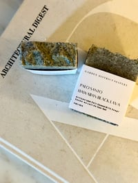 Image 2 of Palo Santo Hawaiian Black Lava Salt Spa Soap 