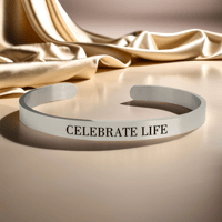 Image 1 of Celebrate Life Bracelet a Unique Gift from Life Coaches / Mentors /Clergy / Spiritual Leaders
