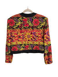 Image 2 of Crop Quilt Size 12 Blazer