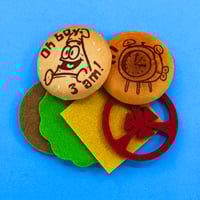 Image 1 of "Oh Boy 3am" Burger Charm
