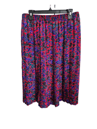 Image 1 of Pleated Floral Skirt