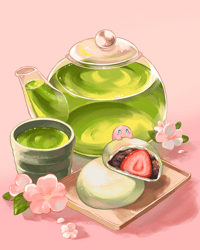 Tea Time Kirby Print