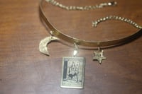 Image 2 of High Priestess tarot choker