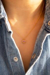Image 4 of Pink Sweet Heart Necklace