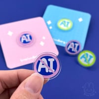 Image 2 of Anti-AI Pins