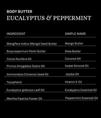 Image 4 of Eucalyptus & Peppermint Body Butter