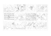 Image 2 of NZ Native Birds Colouring Calendar