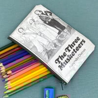 Image 1 of The Three Musketeers Book Page Pencil Case