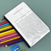 Image 2 of Dracula Book Page Pencil Case, Bram Stoker