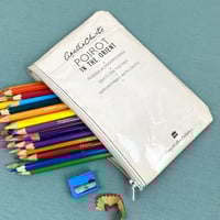 Image 1 of Agatha Christie, Poirot, Death on the Nile Book Page Pencil Case 