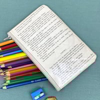 Image 2 of Agatha Christie, Poirot, Death on the Nile Book Page Pencil Case 