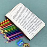 Image 2 of Of Mice and Men, John Steinbeck Book Page Pencil Case
