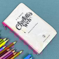 Image 1 of Charlotte’s Web, Book Page Pencil Case