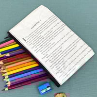 Image 2 of Pride and Prejudice and Zombies, Book Page Pencil Case Jane Austen
