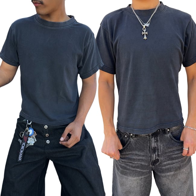 300GSM 'Washed Black' Tee