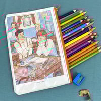 Image 1 of Anne of Green Gables, Anne and Gilbert, Book Page Pencil Case