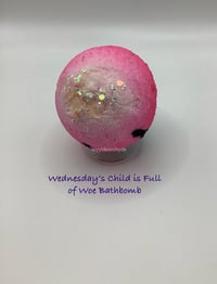 Image 6 of Wednesday’s Child Is Full of Woe Bathbomb Handmade Handpainted The Addams Family Halloween Spooky