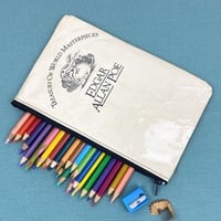 Image 1 of Edgar Allan Poe Book Page Pencil Case