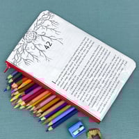 Image 2 of A Court of Thorns and Roses, ACOTAR Book Page Pencil Case, Sarah J. Maas