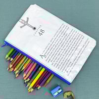 Image 2 of Throne of Glass, Book Page Pencil Case, Sarah J. Maas