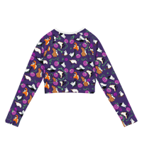 Image 3 of Studio Purr: Purr-anormal Activities long-sleeve crop top