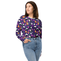 Image 2 of Studio Purr: Purr-anormal Activities long-sleeve crop top