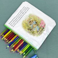 Image 1 of Tom Kitten, Beatrix Potter Book Page Pencil Case