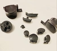 Nintendo GameCube Controller OEM Button Set Dyed Black